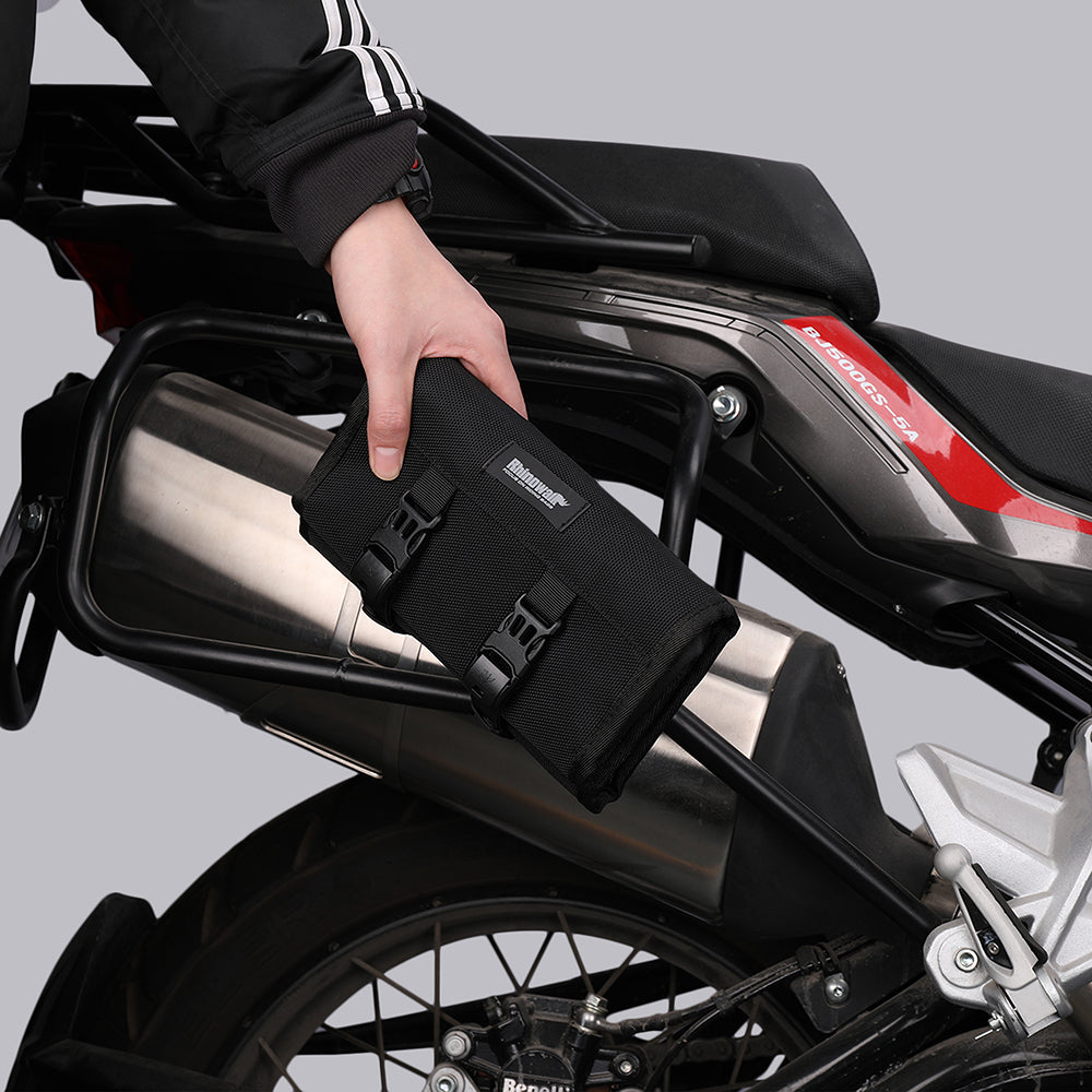RHINOWALK MT103 Motorcycle Repair Tools Storage Bag 1680D Polyester Motorbike Tools Bag RHINOWALK MT103 Motorcycle Repair Tools Storage Bag 1680D Polyester Motorbike Tools Bag